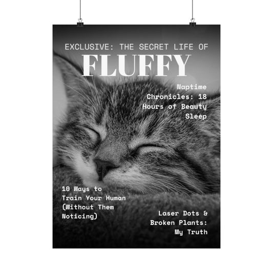 Custom “Cat Magazine Cover” Poster