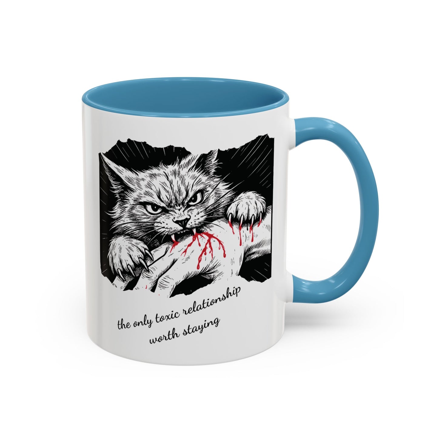 The Only Toxic Relationship Worth Staying Cat Mug