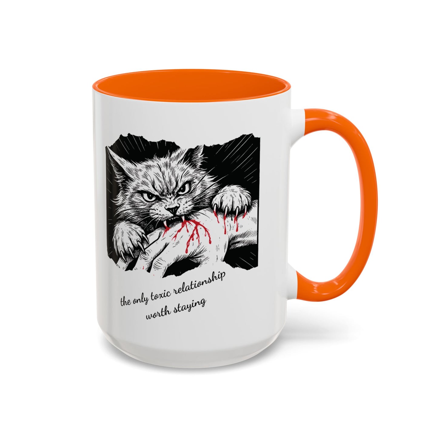 The Only Toxic Relationship Worth Staying Cat Mug