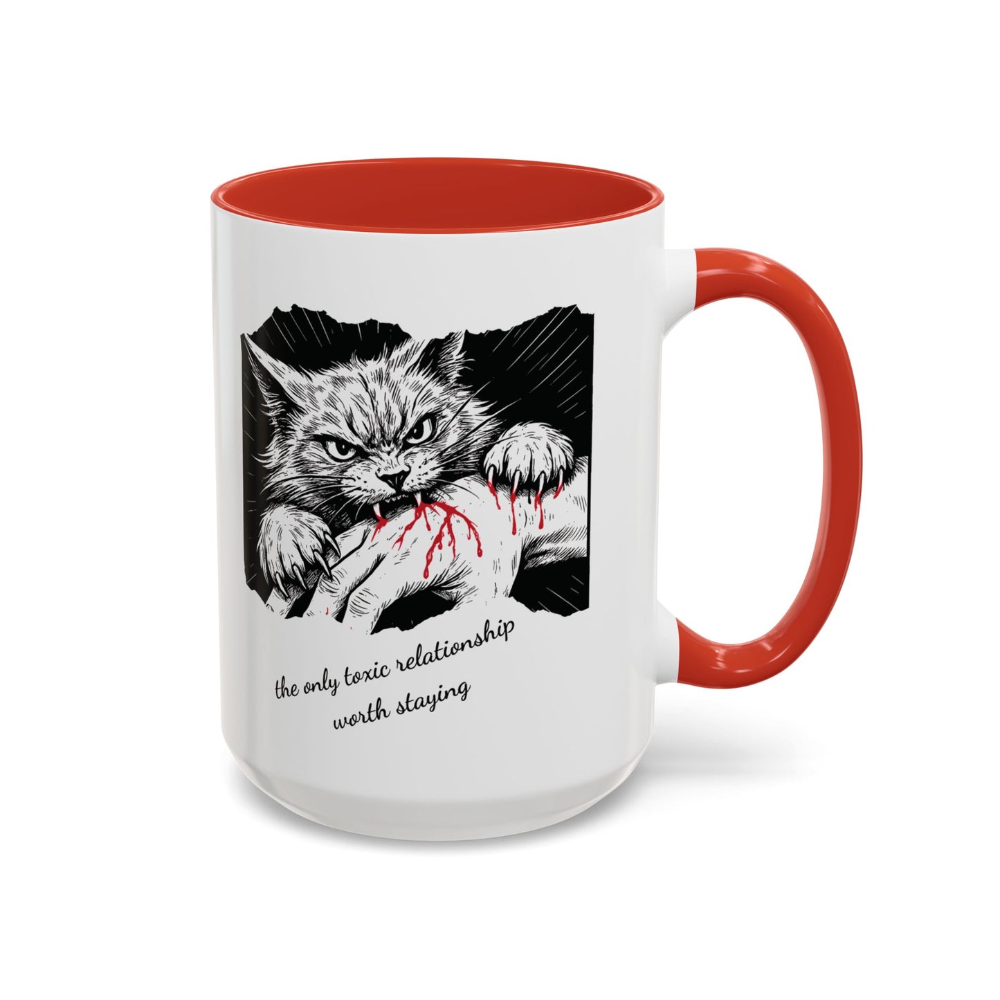 The Only Toxic Relationship Worth Staying Cat Mug