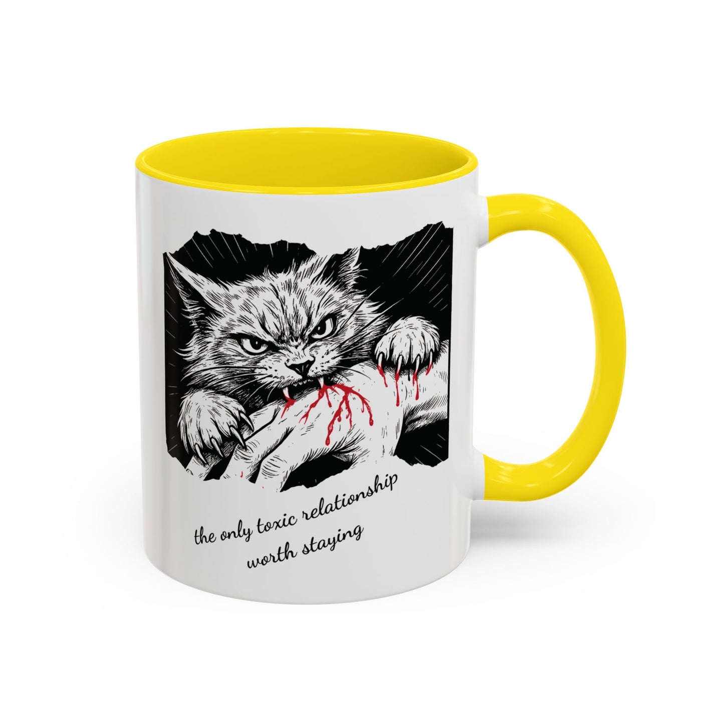 The Only Toxic Relationship Worth Staying Cat Mug