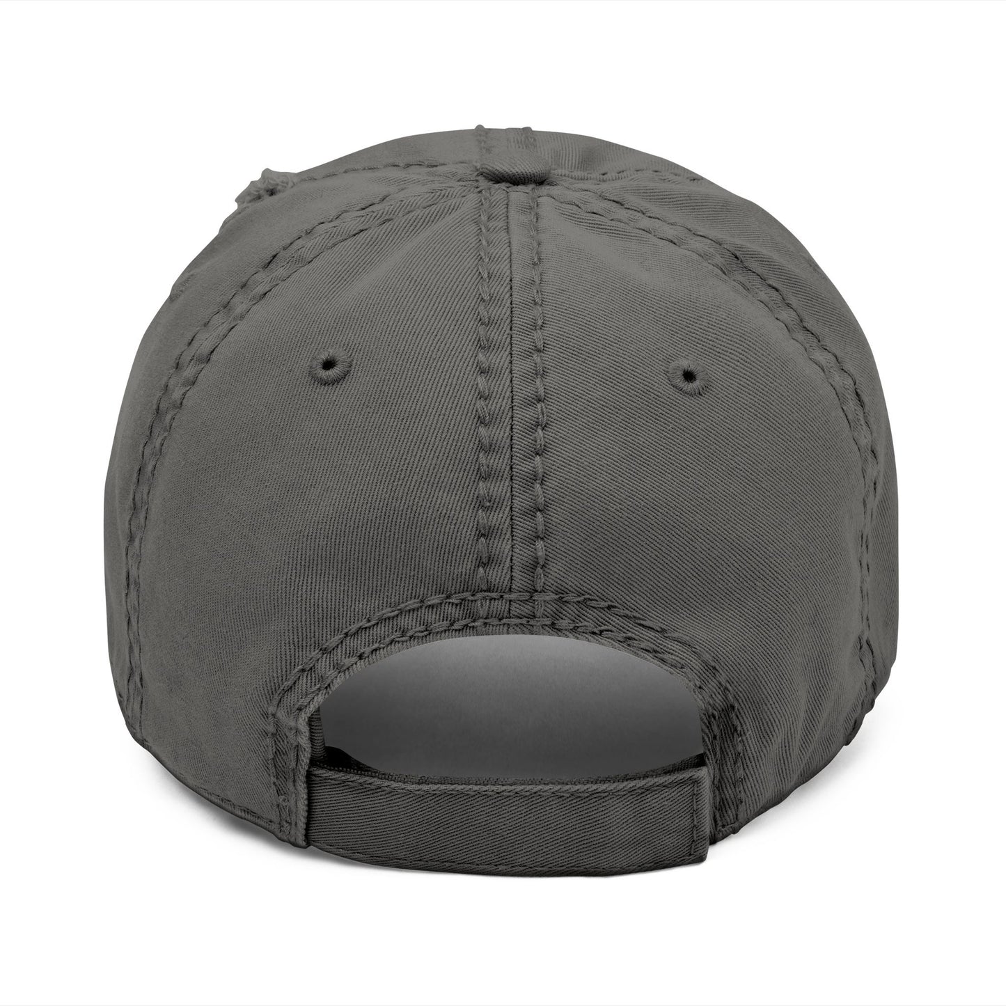 MY CAT IS MY SOCIAL LIFE - DISTRESSED DAD HAT