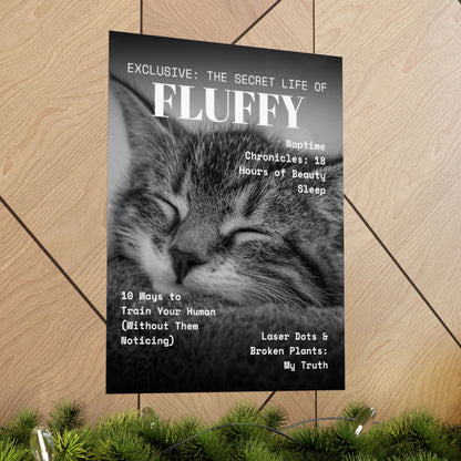 Custom “Cat Magazine Cover” Poster